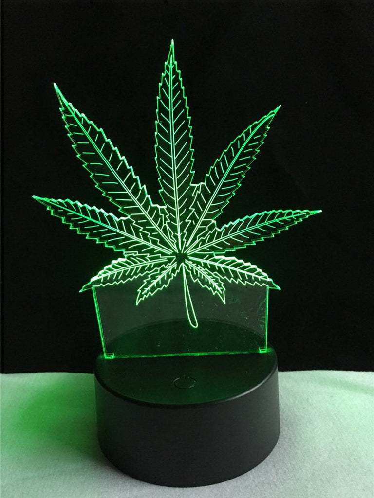 Canada Maple Leaf 3D Illusion Lamp Night Light