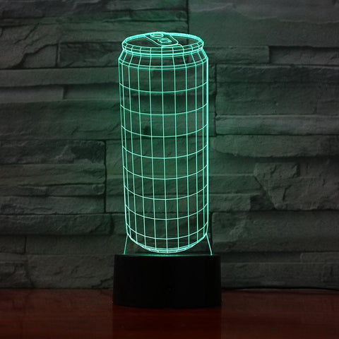 Image of Cans 3D Illusion Lamp Night Light