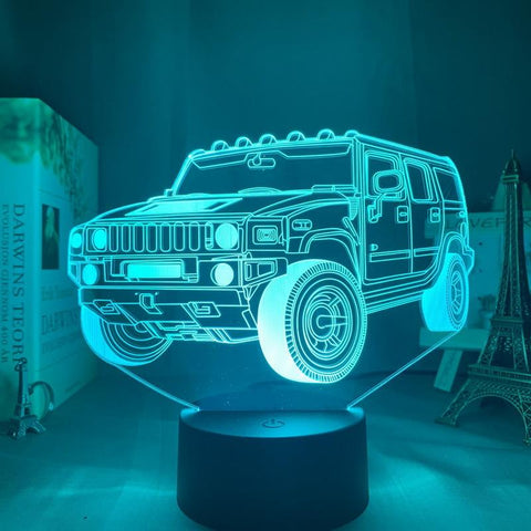 Image of Car SUV 3D Illusion Lamp Night Light