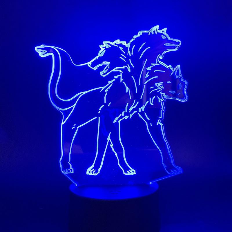 Cerberus 3D Illusion Lamp Night Light
