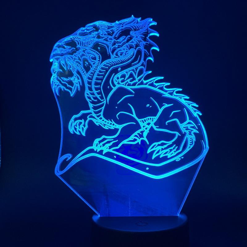 Chinese Dragon 01 3D Illusion Lamp Night Light