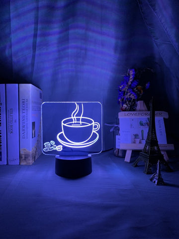 Image of Coffee Cup 01 3D Illusion Lamp Night Light