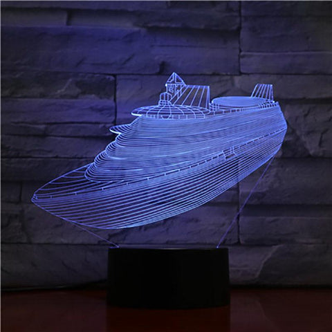 Image of Cruise 3D Illusion Lamp Night Light