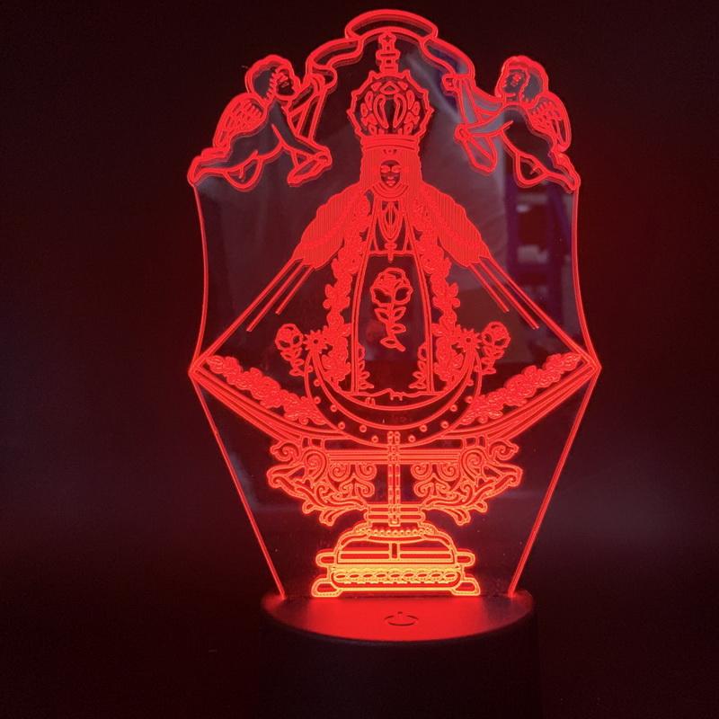 Cupid God of Love Figure 3D Illusion Lamp Night Light