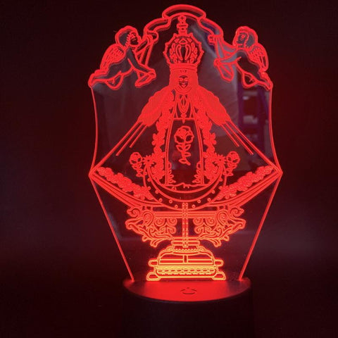 Image of Cupid God of Love Figure 3D Illusion Lamp Night Light