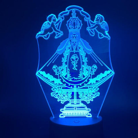 Image of Cupid God of Love Figure 3D Illusion Lamp Night Light