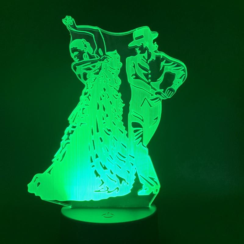 Dancing couple 3D Illusion Lamp Night Light
