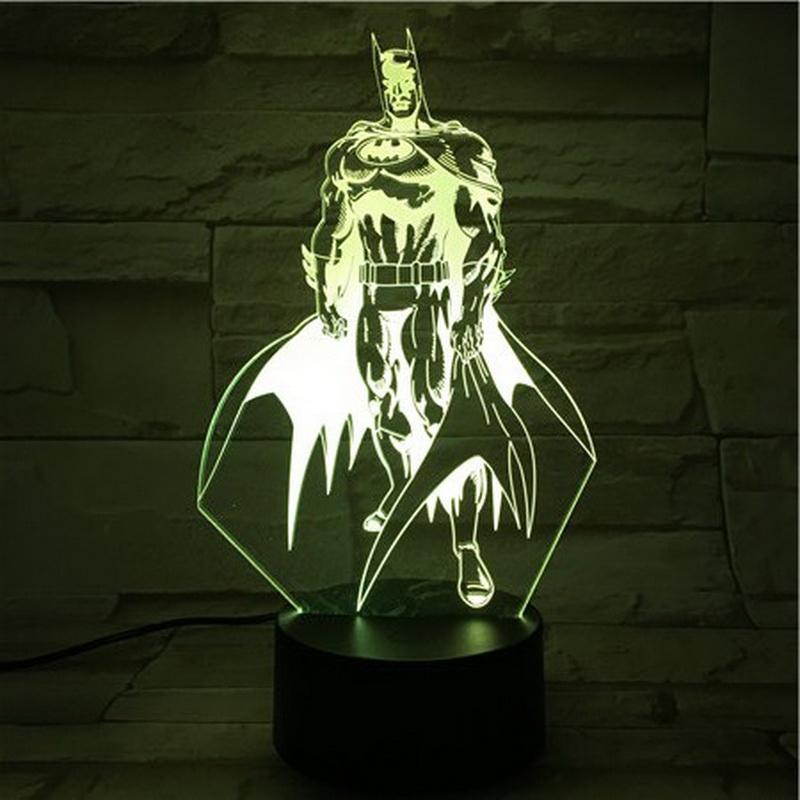 DC Comics Justice League Batman 3D Illusion Lamp Night Light