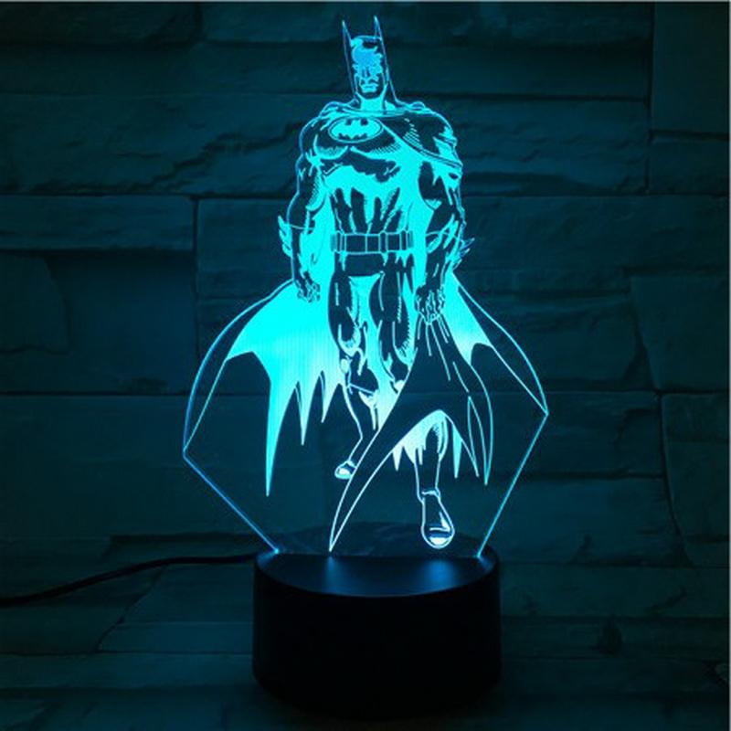 DC Comics Justice League Batman 3D Illusion Lamp Night Light