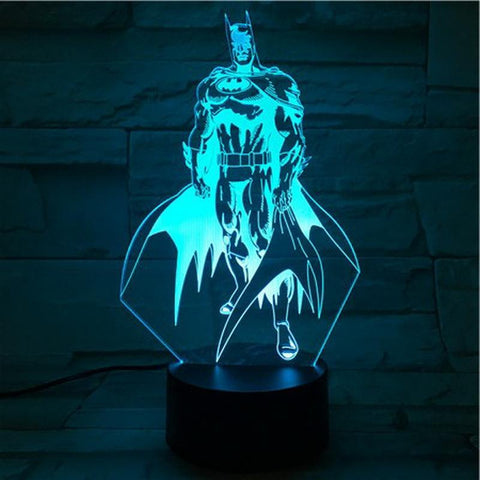 Image of DC Comics Justice League Batman 3D Illusion Lamp Night Light