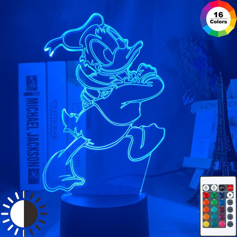 Donald Duck 02 3D Illusion Lamp Night Light