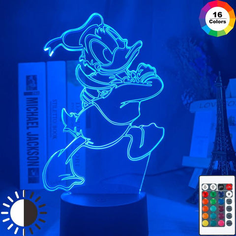 Image of Donald Duck 02 3D Illusion Lamp Night Light