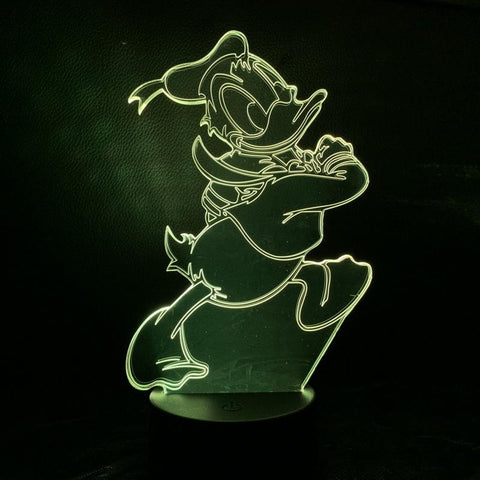 Image of Donald Duck 3D Illusion Lamp Night Light