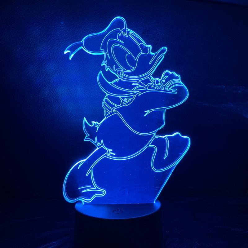 Donald Duck 3D Illusion Lamp Night Light