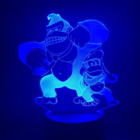 Image of Donkey Kong 3D Illusion Lamp Night Light