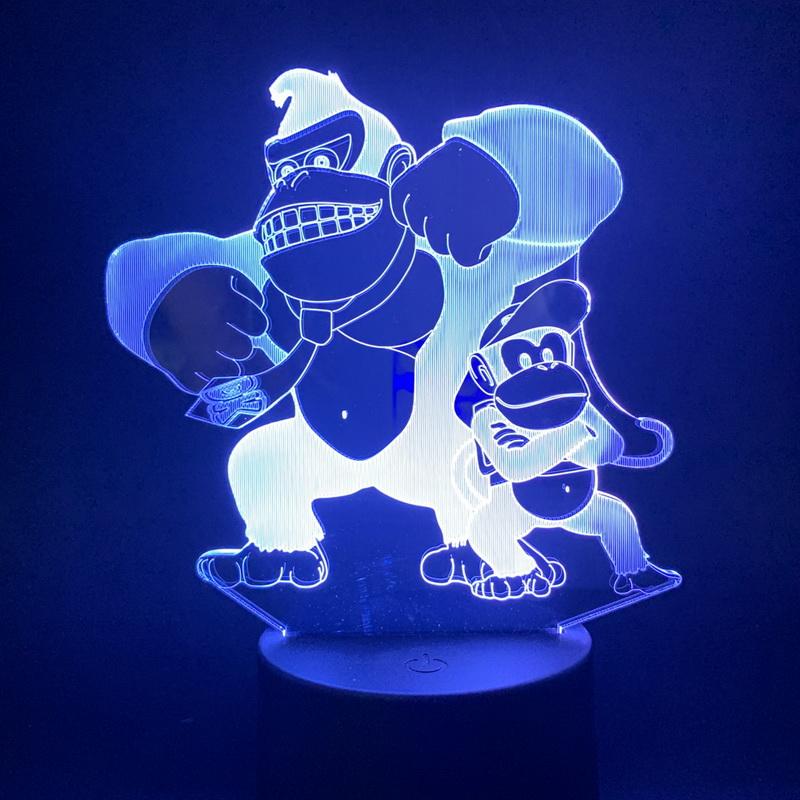 Donkey Kong 3D Illusion Lamp Night Light