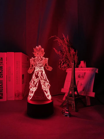 Image of Dragon Ball Goku Super Saiyan Figure 01 3D Illusion Lamp Night Light