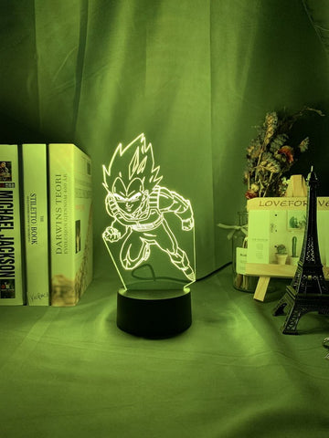 Image of Dragon Ball Vegeta IV Figure 3D Illusion Lamp Night Light