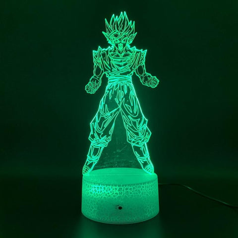 Image of Dragon Ball Z Goku Figure 01 3D Illusion Lamp Night Light