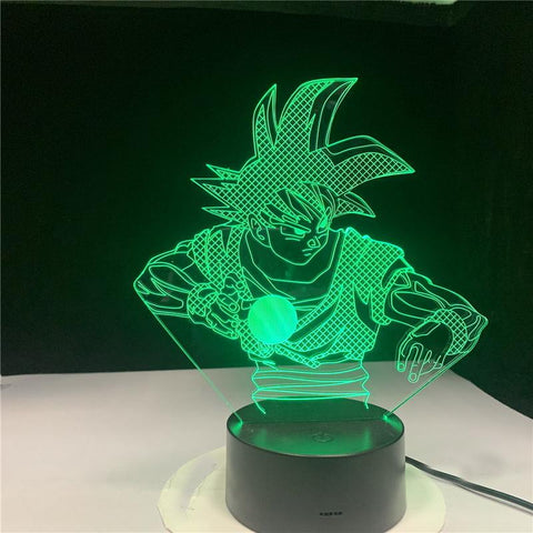 Image of Dragon Ball Z Goku Figure 02 3D Illusion Lamp Night Light