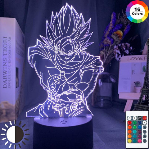 Image of Dragon Ball Z Goku Figure 3D Illusion Lamp Night Light