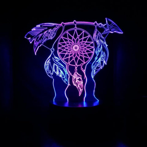 Image of Dreamcatcher Baby 3D Illusion Lamp Night Light