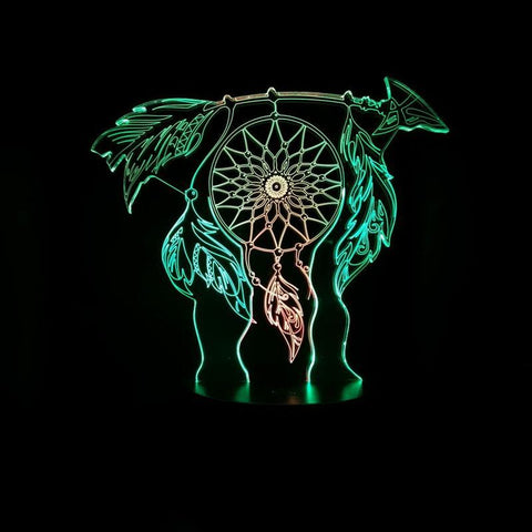 Image of Dreamcatcher Baby 3D Illusion Lamp Night Light