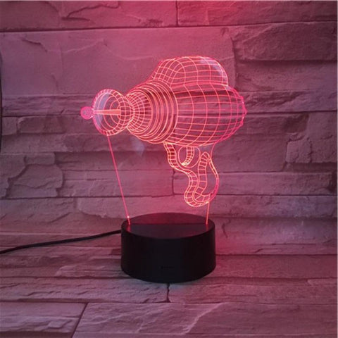 Image of Electric Drill Room 3D Illusion Lamp Night Light
