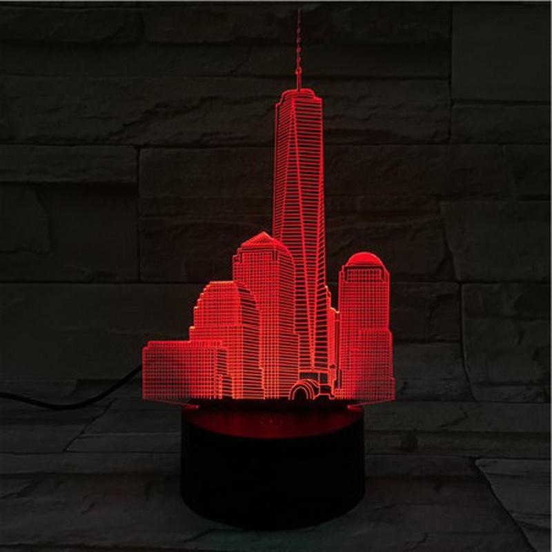 Empire State Building 3D Illusion Lamp Night Light
