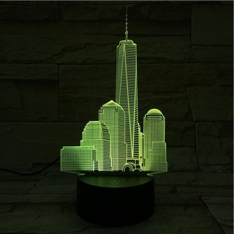 Image of Empire State Building 3D Illusion Lamp Night Light