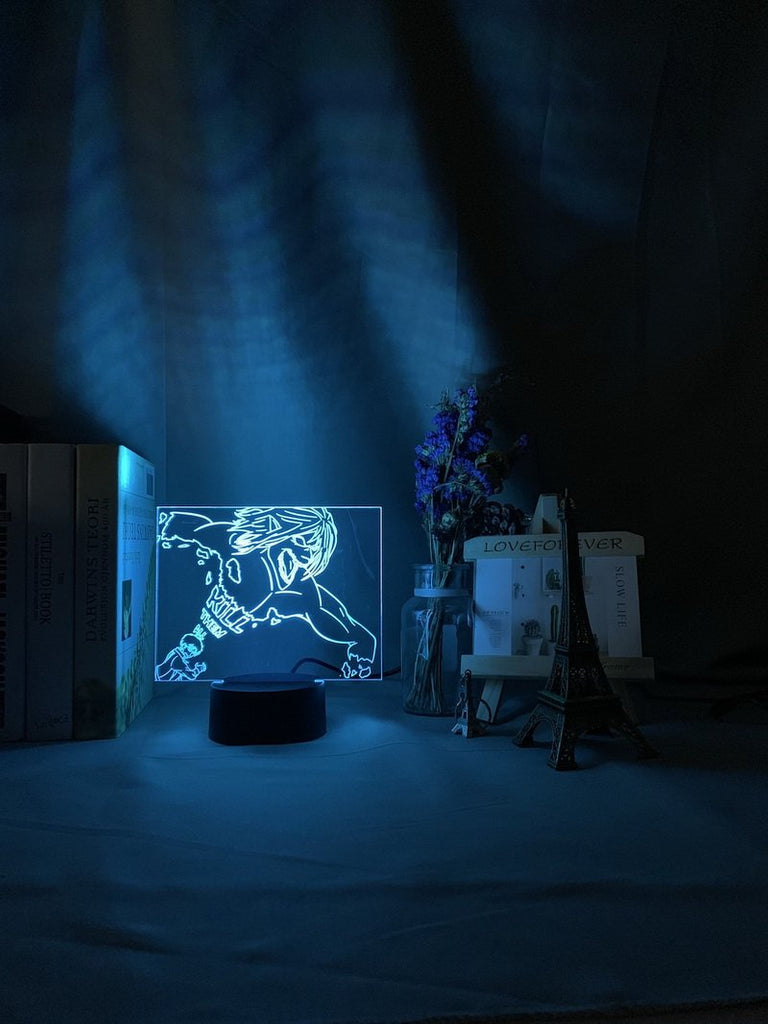 Eren Yeager Titan Attack on Titan 3D Illusion Lamp Night Light