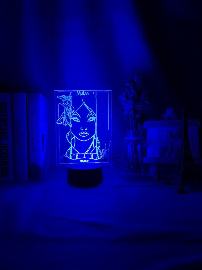 Fa Mulan Mushu Cri-Kee Baby Room 3D Illusion Lamp Night Light