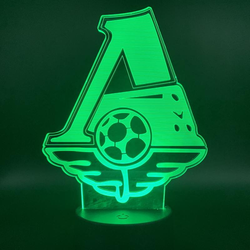 FC Lokomotiv Moscow Football Club 3D Illusion Lamp Night Light