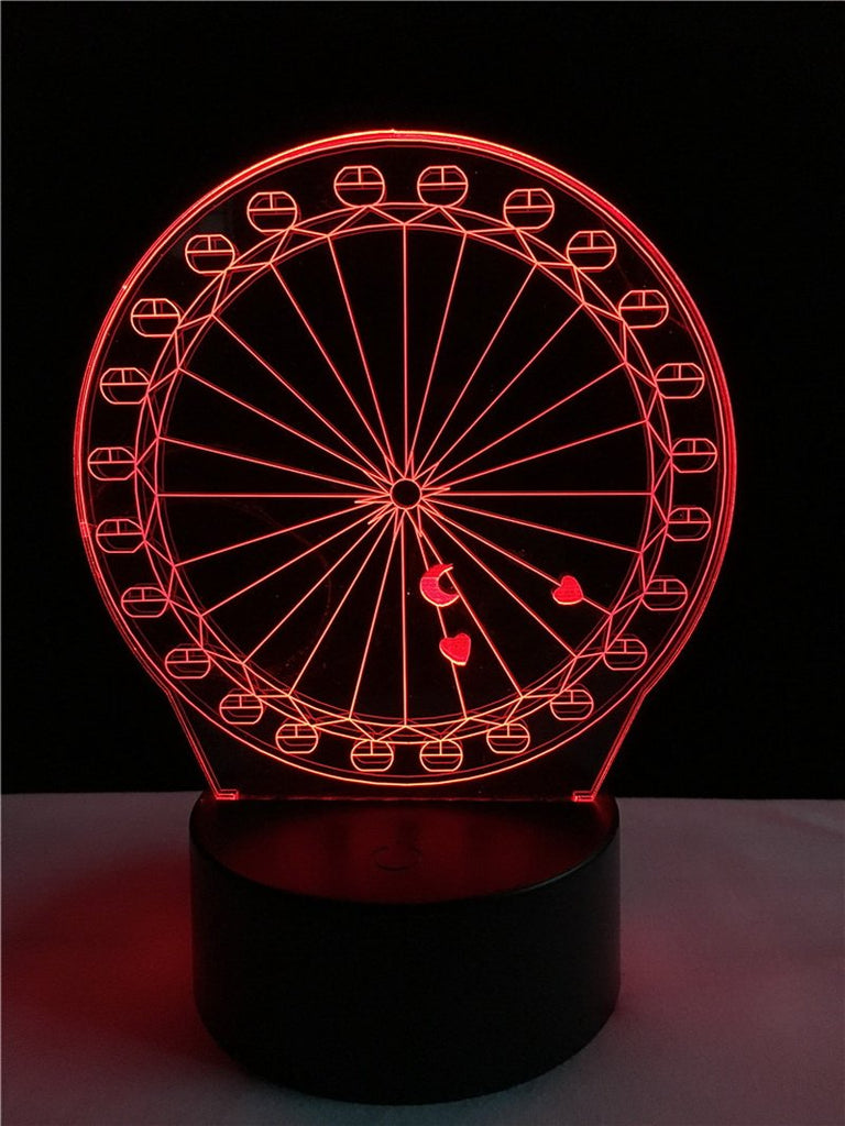 Ferris Wheel 3D Illusion Lamp Night Light
