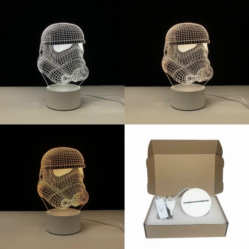 Figure Star Stormtrooper 3D Illusion Lamp Night Light