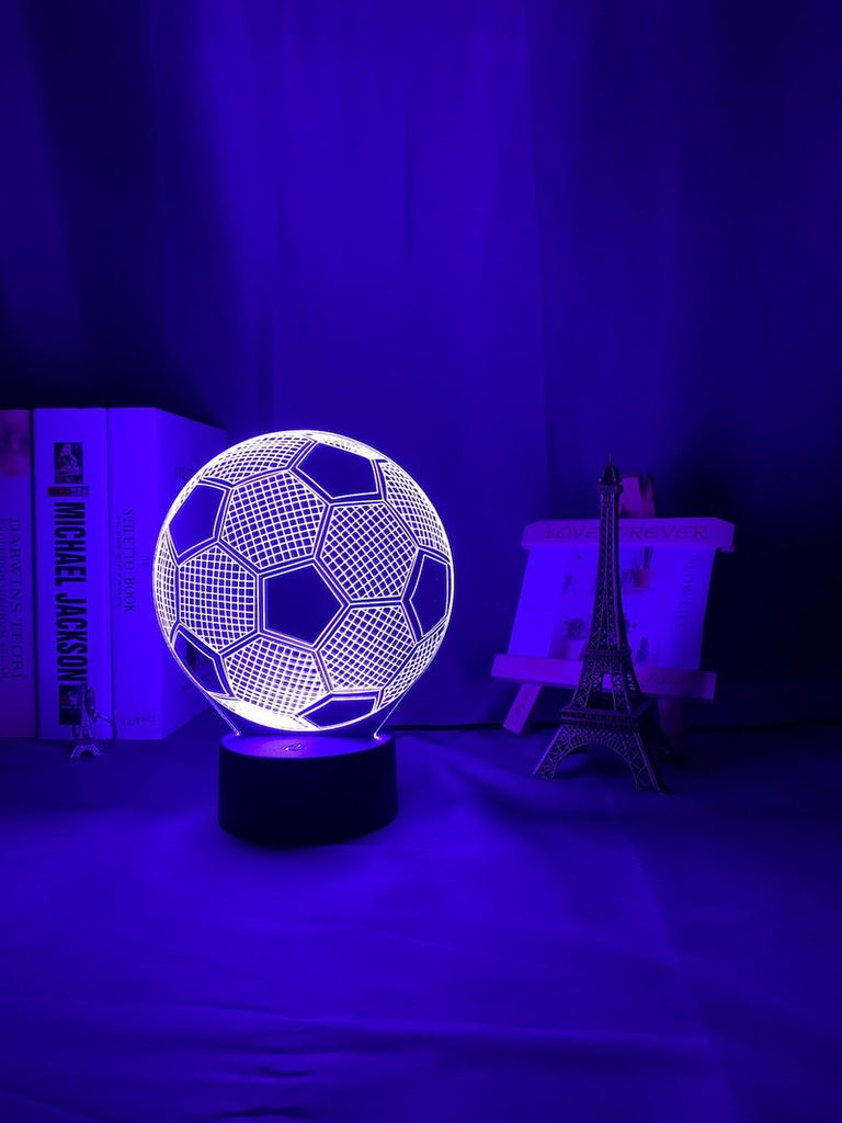 Football Ball 3D Illusion Lamp Night Light