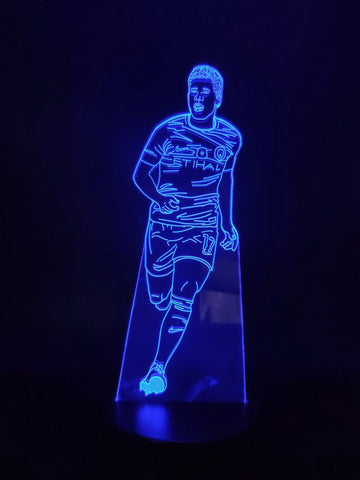 Image of Football star Kevin Braun bright base 3D Illusion Lamp Night Light