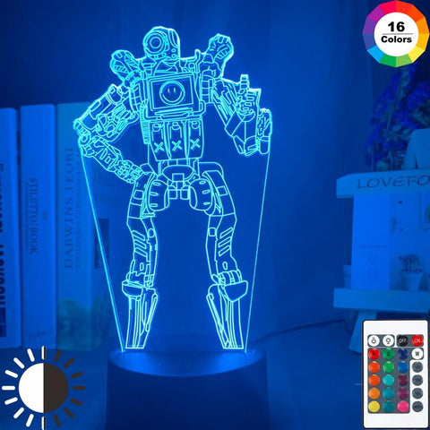 Game Apex Legends Hero Pathfinder MRVN Figure 3D Illusion Lamp Night Light 3580