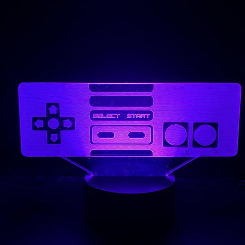 Image of Game controllers 3D Illusion Lamp Night Light