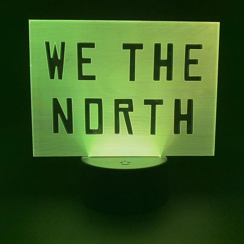 Game of Thrones We The North 3D Illusion Lamp Night Light