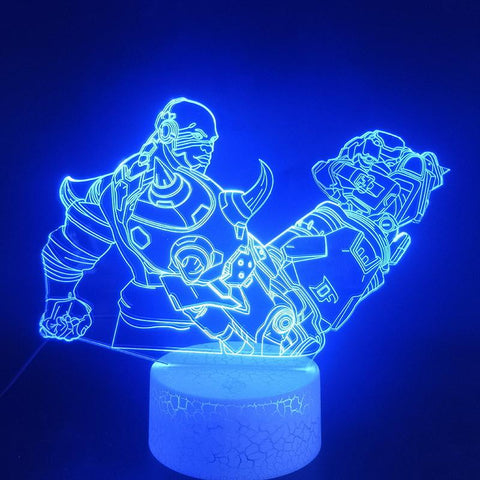 Image of Game Overwatch Hero Doomfist 3D Illusion Lamp Night Light