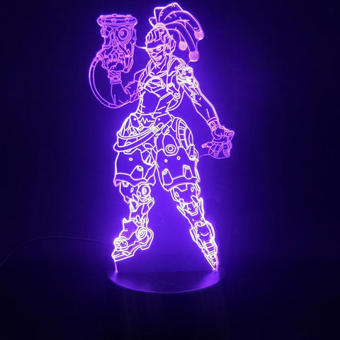 Image of Game Overwatch Hero Lucio Prize 3D Illusion Lamp Night Light