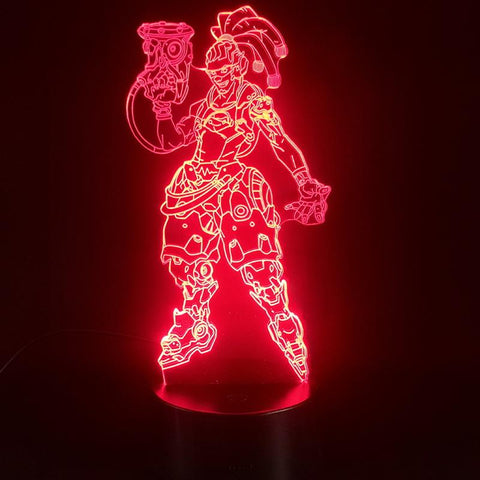Image of Game Overwatch Hero Lucio Prize 3D Illusion Lamp Night Light