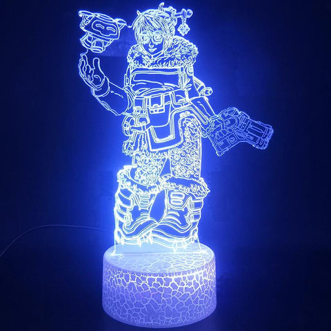Image of Game Overwatch Hero Mei 3D Illusion Lamp Night Light