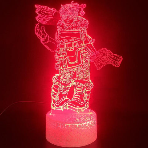 Image of Game Overwatch Hero Mei 3D Illusion Lamp Night Light