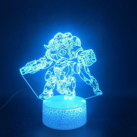 Image of Game Overwatch Hero Orisa 3D Illusion Lamp Night Light