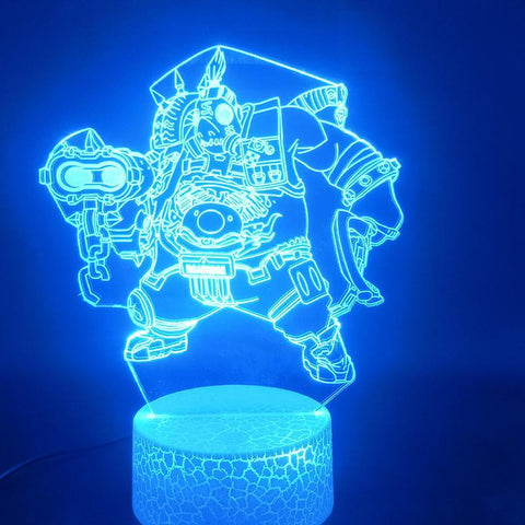 Image of Game Overwatch Hero Roadhog Lovely 3D Illusion Lamp Night Light