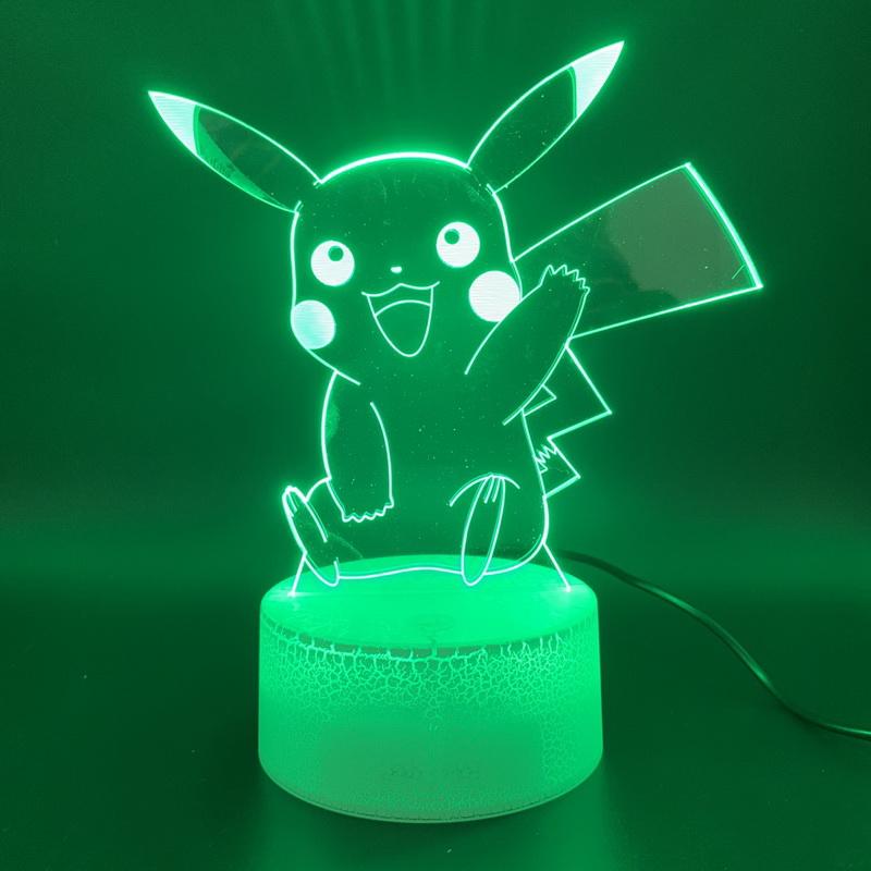 Game Pokemon Go 3D Illusion Lamp Night Light