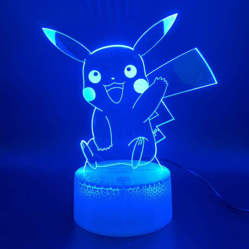 Game Pokemon Go 3D Illusion Lamp Night Light