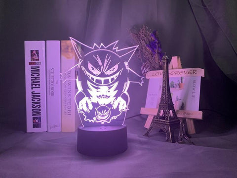 Image of Game Pokemon Go Gengar 3D Illusion Lamp Night Light